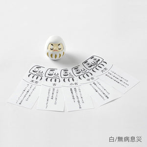 不倒翁系列 陶土吉祥物擺件 附吉簽 多色可選 | 中川政七商店