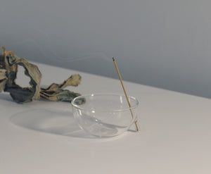 Glass Incense Burner S【clear b】