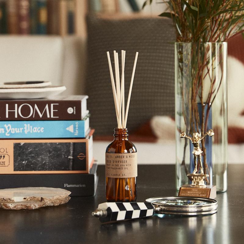 Amber & Moss Reed Diffuser | P.F. Candle