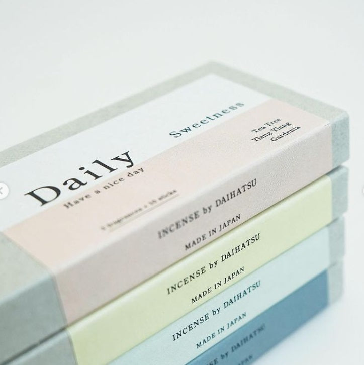 Daily Incense 兵庫縣淡路島線香組 (3款香味 每款10枝) | Trunk Design – San Sho Store