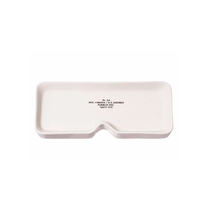 GLASSES TRAY SQUARE 眼鏡造型陶瓷置物盤 | Puebco