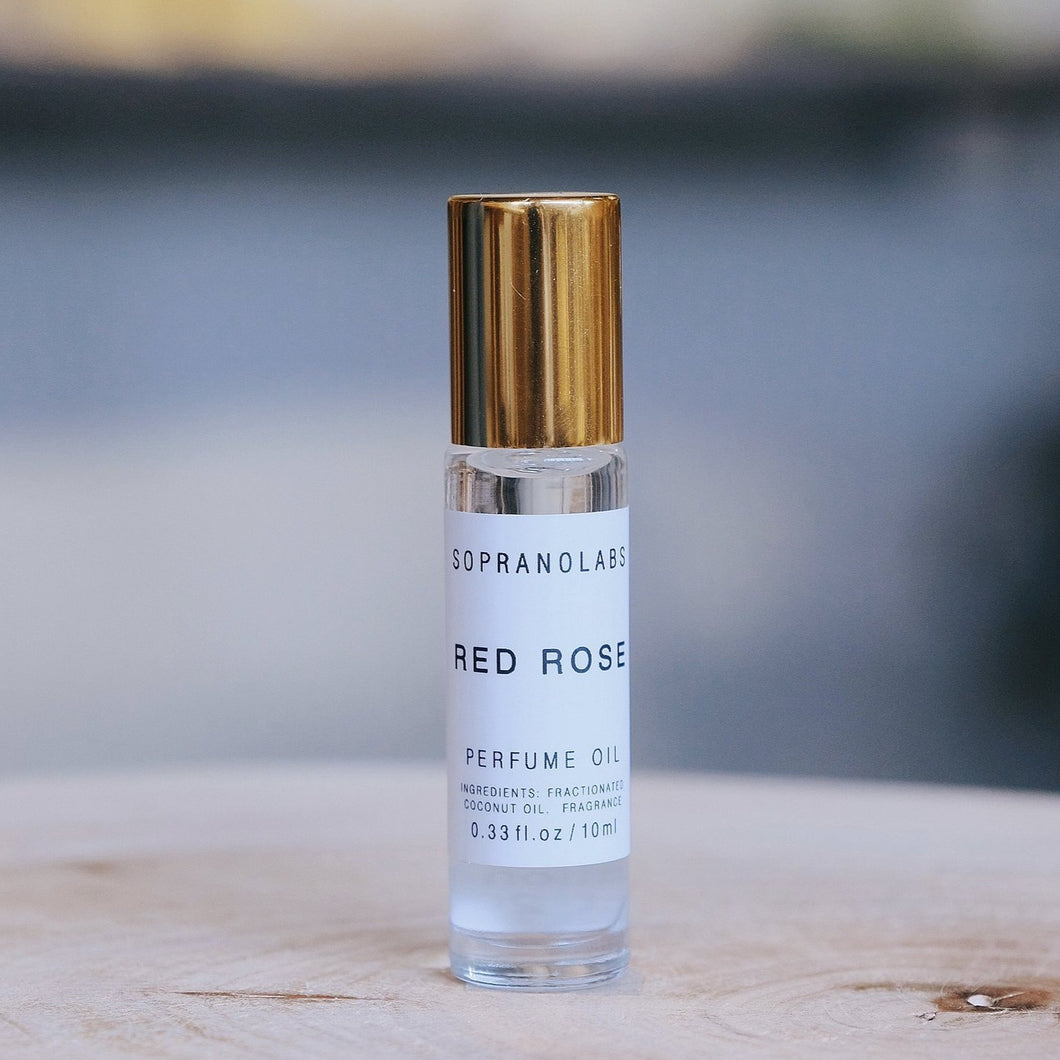 Red Rose Vegan Perfume Oil | Slowood
