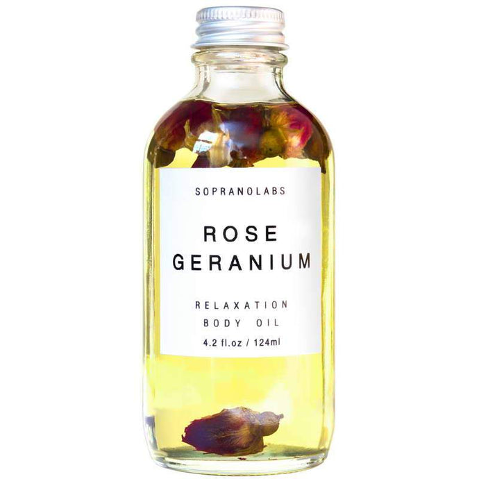 Rose Geranium Relaxation Body Oil | Slowood