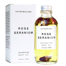Load image into Gallery viewer, Rose Geranium Relaxation Body Oil | Slowood