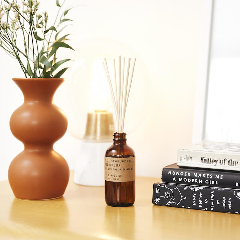 Sandalwood Rose Reed Diffuser | P.F. Candle