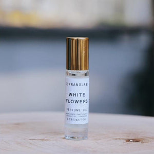White Flowers Vegan Perfume Oil | Slowood